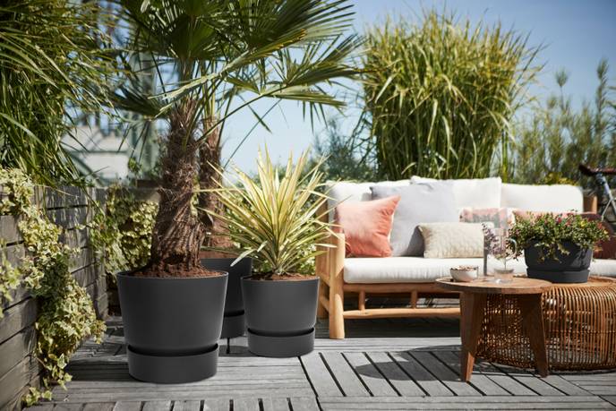 greenville rond 25cm living noir